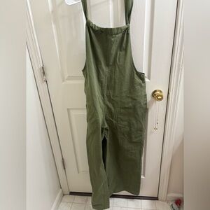 Olive Green adjustable Women's Jumpsuit